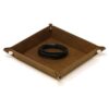 Stacked Leather Bracelet in Valet Tray