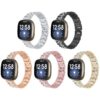 Fb.m127 All Color StrapsCo Stainless Steel Metal Bracelet Watch Band With Rhinestones For Fitbit Versa 3 & Fitbit Sense