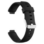 fb.r60.1 Back Black StrapsCo Smooth Soft Silicone Rubber Watch Band Strap for Fitbit Inspire 2