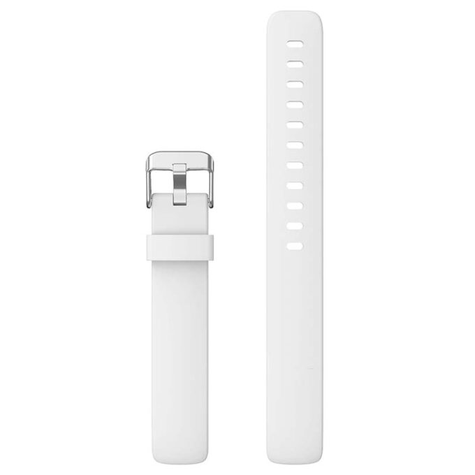 fb.r60.22 Up White StrapsCo Smooth Soft Silicone Rubber Watch Band Strap for Fitbit Inspire 2
