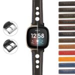 fb.sn .st26 StrapsCo Leather Rally Strap for Fitbit Sense