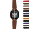 fb.sn .st28 StrapsCo Suede Strap Short Standard Long for Fitbit Sense