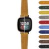 fb.sn .st34 StrapsCo Classic Suede Strap Short Standard Long for Fitbit Sense