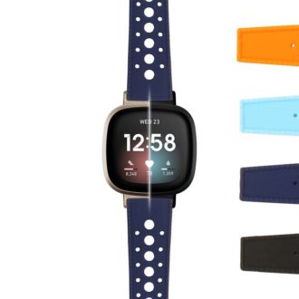 fb.v3.pu14 StrapsCo Retro Rubber Rally Strap for Fitbit Versa 3