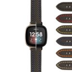 fb.v3.st25 StrapsCo Heavy Duty Carbon Fiber Strap for Fitbit Versa 3