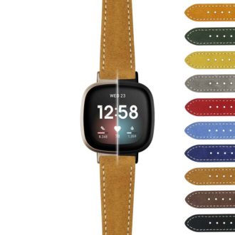 fb.v3.st34 StrapsCo Classic Suede Strap Short Standard Long for Fitbit Versa 3