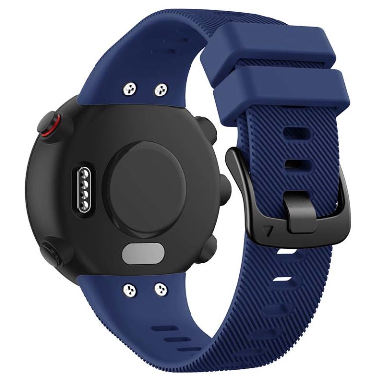 Cinturino per orologio da uomo e da donna, compatibile con Garmin Forerunner 45/Forerunner 45S/Swim 2, regolabile in silicone morbido e resistente, ampia scelta di colori, Modello 6, Classico