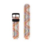 g.r54.e Main Rainbow Swirl StrapsCo Print Silicone Rubber Watch Band Strap for Garmin Forerunner 235 630 Approach S5 S6