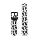 g.r54.f Main Paw Prints StrapsCo Print Silicone Rubber Watch Band Strap for Garmin Forerunner 235 630 Approach S5 S6