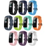 H.r7 All Color StrapsCo Silicone Rubber Watch Band Strap For Huawei Honor Band 4