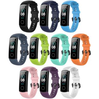 H.r7 All Color StrapsCo Silicone Rubber Watch Band Strap For Huawei Honor Band 4