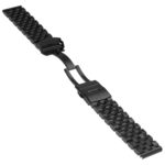 m8.mb Angle Open Black StrapsCo Super Engineer II Stainless Steel Metal Watch Band Strap Bracelet 20mm 22mm 24mm