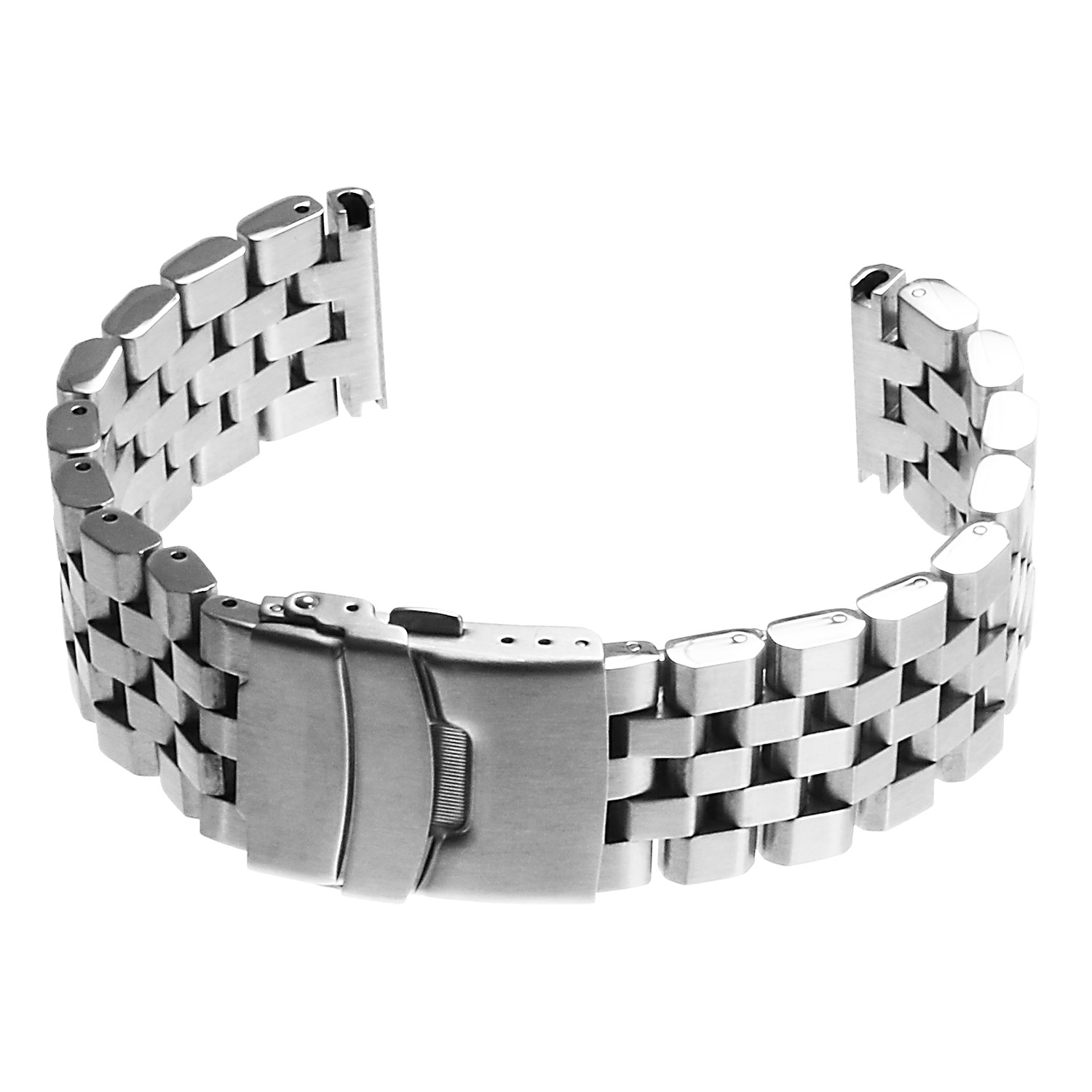 m8.ss Main Closed Silver StrapsCo Super Engineer II Stainless Steel Metal Watch Band Strap Bracelet 20mm 22mm 24mm