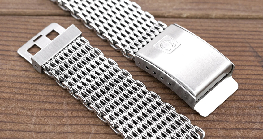 Most Iconic Watch Bracelets Ever Made Omega Ploprof Shark Mesh Bracelet