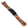 r.rx7 .12.mb Angle Orange Camo Black Clasp StrapsCo Fitted Camo Rubber Watch Band Strap