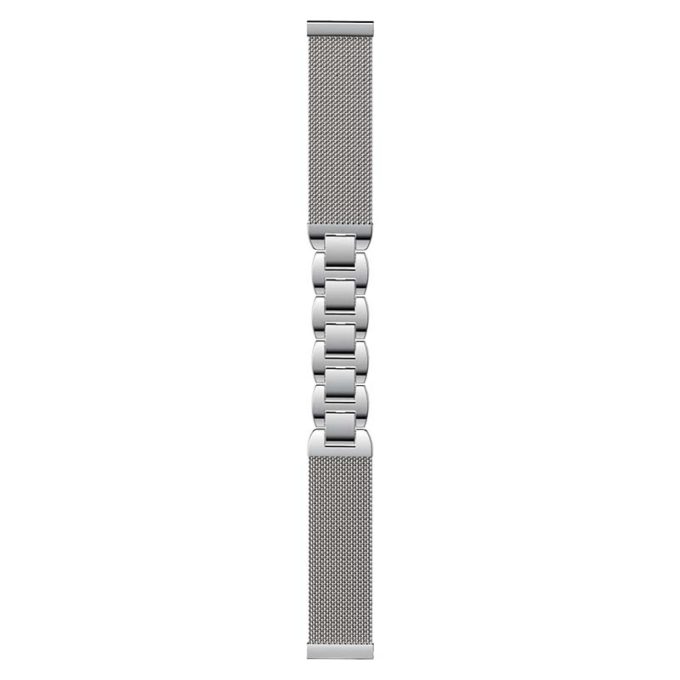 s.m17.ss Up Silver StrapsCo Metal Link Mesh Watch Band Strap for Samsung Galaxy Watch 3 45mm Watch 46mm 22mm