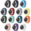s.r20 All Color StrapsCo Buckle and Tuck Silicone Rubber Watch Band Strap for Samsung Galaxy Watch Active Gear 20mm 22mm