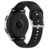 S.r20.1 Back Black StrapsCo Buckle And Tuck Silicone Rubber Watch Band Strap For Samsung Galaxy Watch Active Gear 20mm 22mm