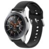 S.r20.1 Main Black StrapsCo Buckle And Tuck Silicone Rubber Watch Band Strap For Samsung Galaxy Watch Active Gear 20mm 22mm
