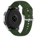 S.r20.11 Back Army Green StrapsCo Buckle And Tuck Silicone Rubber Watch Band Strap For Samsung Galaxy Watch Active Gear 20mm 22mm