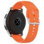 s.r20.12 Back Orange StrapsCo Buckle and Tuck Silicone Rubber Watch Band Strap for Samsung Galaxy Watch Active Gear 20mm 22mm