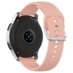 s.r20.13 Back Pink StrapsCo Buckle and Tuck Silicone Rubber Watch Band Strap for Samsung Galaxy Watch Active Gear 20mm 22mm