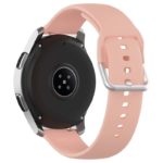 S.r20.13 Back Pink StrapsCo Buckle And Tuck Silicone Rubber Watch Band Strap For Samsung Galaxy Watch Active Gear 20mm 22mm