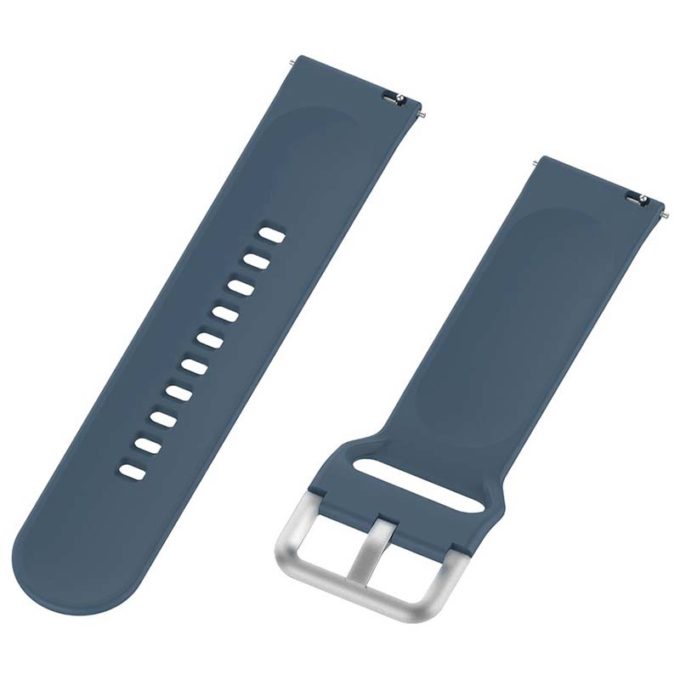 S.r20.5b Angle Cobalt StrapsCo Buckle And Tuck Silicone Rubber Watch Band Strap For Samsung Galaxy Watch Active Gear 20mm 22mm