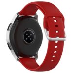 s.r20.6 Back Red StrapsCo Buckle and Tuck Silicone Rubber Watch Band Strap for Samsung Galaxy Watch Active Gear 20mm 22mm