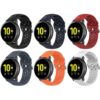 s.r21 All Color StrapsCo Buckle and Tuck Perforated Silicone Rubber Watch Strap for Samsung Galaxy Watch Active 20mm 22mm