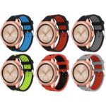 s.r23 All Color StrapsCo Perforated Silicone Rubber Watch Band Strap for Samsung Galaxy Watch Active Gear 20mm 22mm