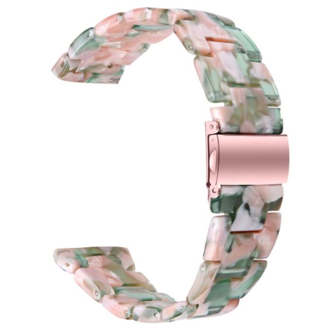 s.w1.11.13 Back Green Pink StrapsCo Marble Watch Band Strap for Samsung Galaxy Watch Active Gear 20mm 22mm