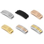 cl.rx2 All Colors StrapsCo Replacement Stainless Steel Deployant Clasp For Rolex 16mm