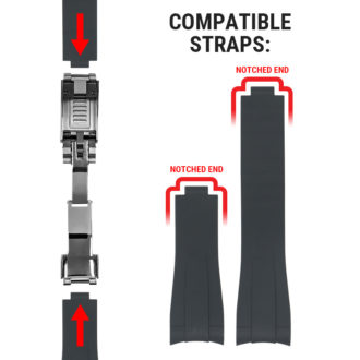 Gridlock Clasp for Rolex | StrapsCo