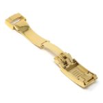 cl.rx2 .yg Alt Yellow Gold StrapsCo Replacement Stainless Steel Deployant Clasp For Rolex 16mm