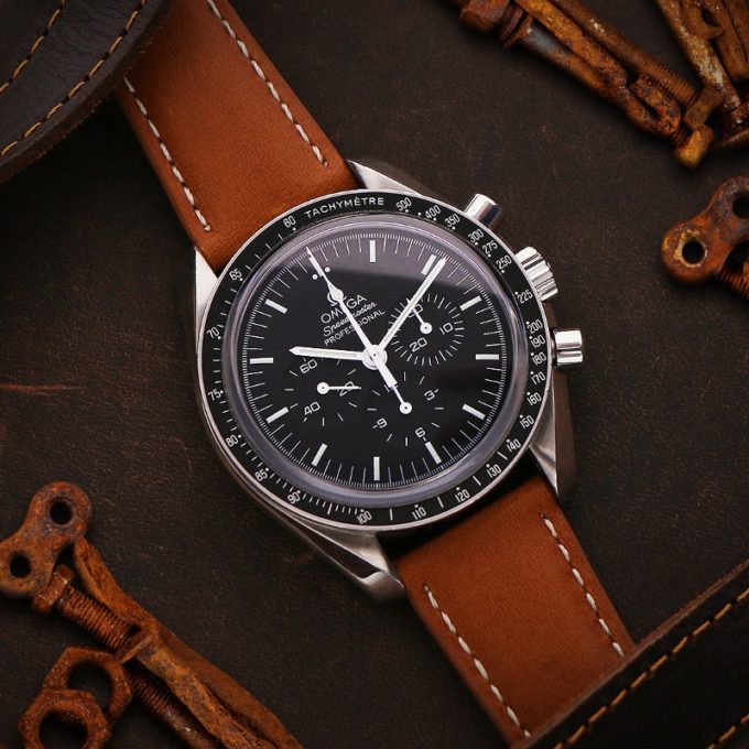 ds18 creative2 dassari classic vintage leather watch strap band watchband omega speedmaster 18mm 19mm 20mm 21mm 22mm