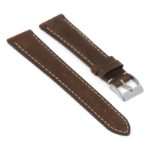 ds18.2 Angle Brown DASSARI Classic Vintage Leather Watch Band Strap 18mm 19mm 20mm 21mm 22mm