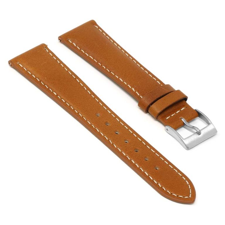DASSARI Classic Vintage Leather Watch Strap StrapsCo