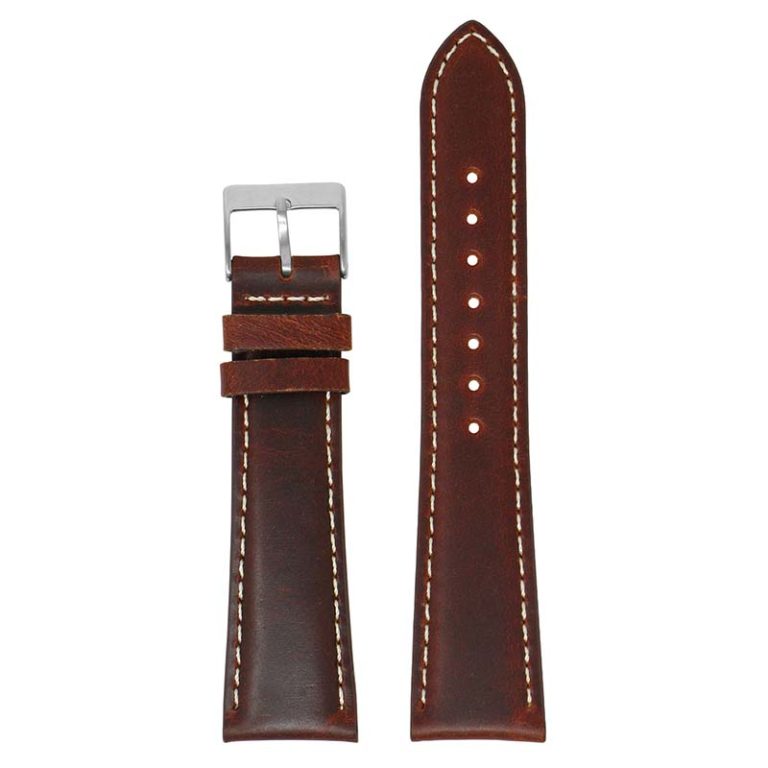 DASSARI Classic Vintage Leather Watch Strap | StrapsCo
