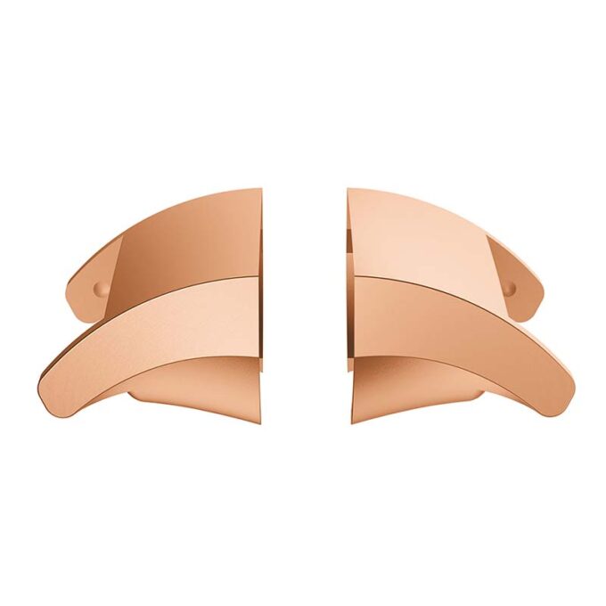 fb.ad2 .rg Alt Rose Gold StrapsCo Stainless Steel Strap Adapter for Fitbit Charge 4 Charge 3