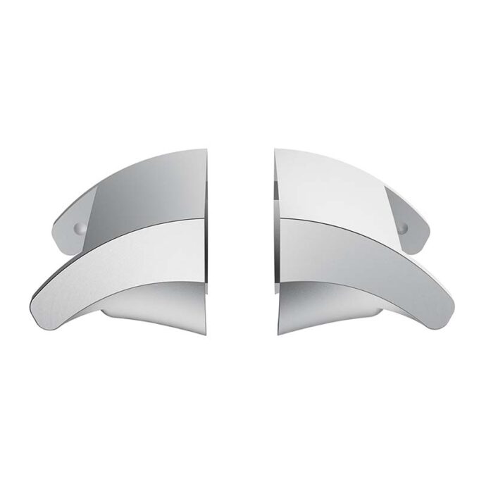 fb.ad2 .ss Alt Silver StrapsCo Stainless Steel Strap Adapter for Fitbit Charge 4 Charge 3