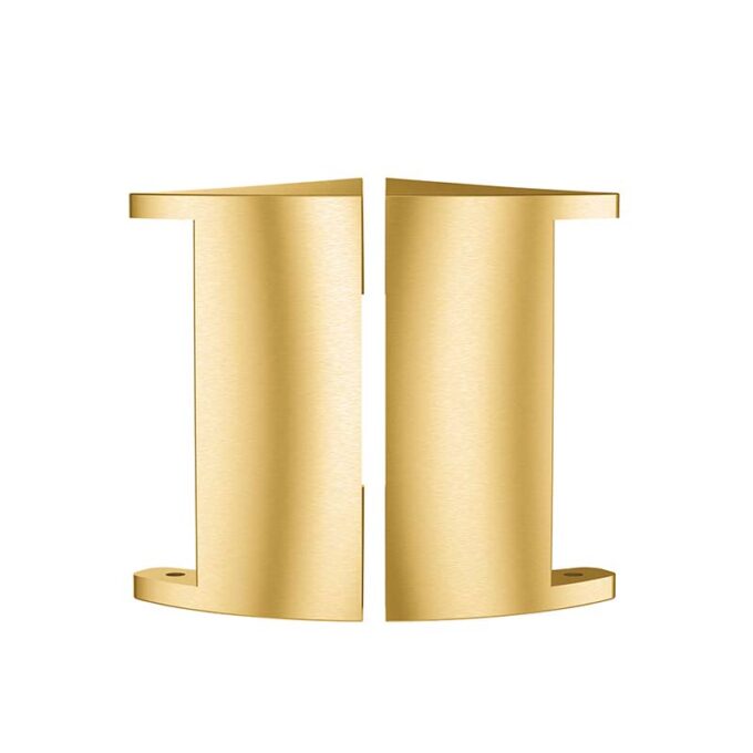 fb.ad2 .yg Up Yellow Gold StrapsCo Stainless Steel Strap Adapter for Fitbit Charge 4 Charge 3
