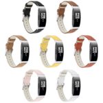 fb.l39 All Color StrapsCo Slim Leather Watch Band Strap for Fitbit Inspire 2