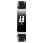 fb.l39.1 Alt Black StrapsCo Slim Leather Watch Band Strap for Fitbit Inspire 2