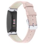 fb.l39.13 Back Pink StrapsCo Slim Leather Watch Band Strap for Fitbit Inspire 2