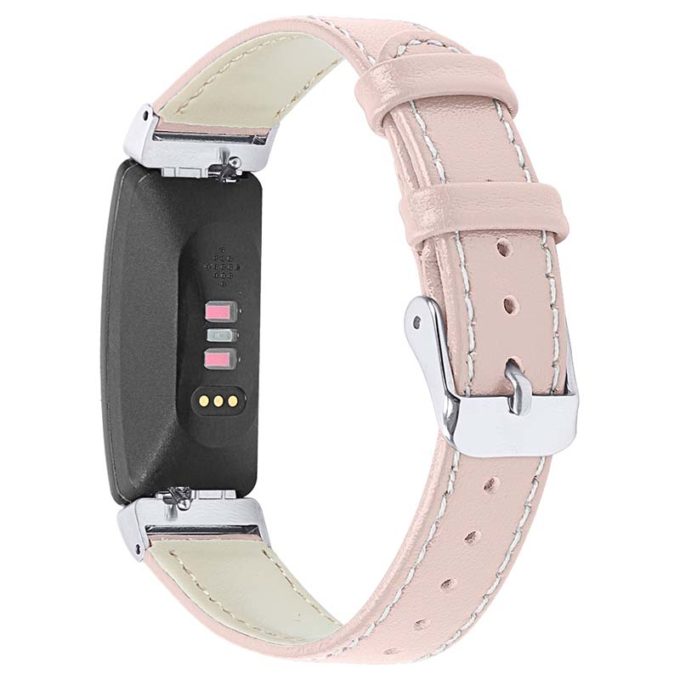 Stitched Leather Strap For Fitbit Inspire 2