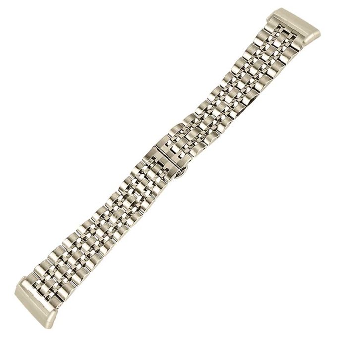 fb.m133.tg Angle Retro Gold StrapsCo Stainless Steel Bracelet Watch Band w Hidden Clasp for Fitbit Versa 3 Fitbit Sense