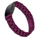 fb.m134.18 Angle Purple StrapsCo Stainless Steel Links Watch Band Strap for Fitbit Inspire 2