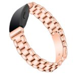 fb.m134.rg Angle Rose Gold StrapsCo Stainless Steel Links Watch Band Strap for Fitbit Inspire 2