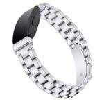 fb.m134.ss Angle Silver StrapsCo Stainless Steel Links Watch Band Strap for Fitbit Inspire 2